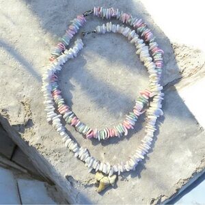 2 Puka shell necklaces
